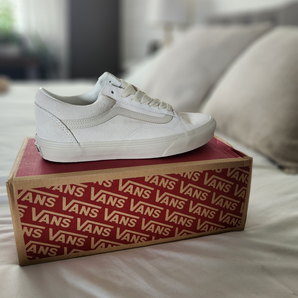 Vans Off-White Canvas Sneakers